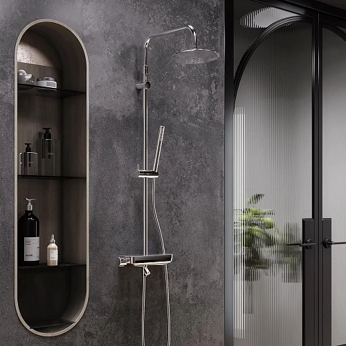 Душевая система Damixa Scandinavian Pure 936730000 хром Душевая система Damixa Scandinavian Pure 936730000 хром