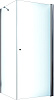 Картинка анонса товара «душевой уголок berges wasserhaus dea 061010, 80 х 80 х 195 см, стекло прозрачное»