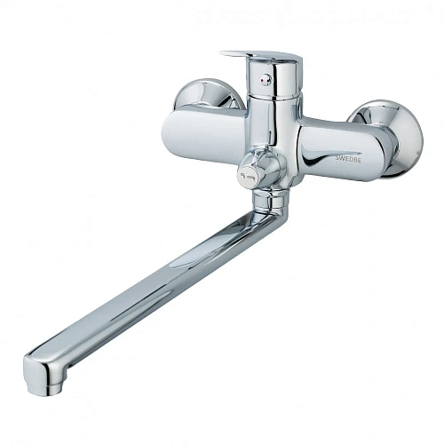 Смеситель для ванны Swedbe Ares 1950 с длинным Z-изливом Смеситель для ванны Swedbe Ares 1950 с длинным Z-изливом