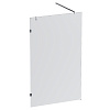 Картинка анонса товара «душевая перегородка am.pm x-joy w94wi-120-f1-mte 120x195, стекло прозрачное 6 мм с покрытием, профиль хром матовыйо»