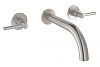Картинка анонса товара «смеситель для раковины grohe atrio new, настенный монтаж, суперсталь (20169dc3) на 3 отверстия»