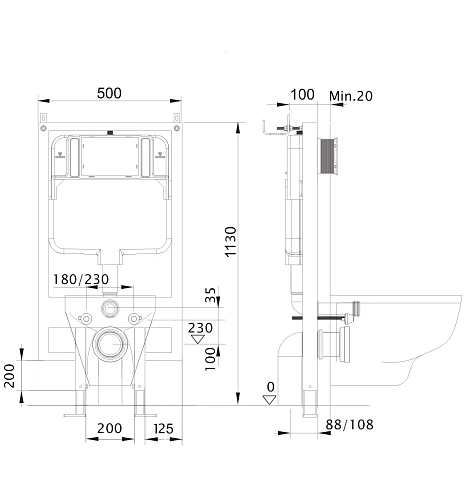 Комплект унитаза Aquatek МИЯ SET Aquatek МИЯ-MB-045 4в1 черный матовый с инсталляцией Standard INS-0000020, крепежом KKI-0000002, клавишей смыва KDI-0000045 и сиденьем микролифт Комплект унитаза Aquatek МИЯ SET Aquatek МИЯ-MB-045 4в1 черный матовый с инсталляцией Standard INS-0000020, крепежом KKI-0000002, клавишей смыва KDI-0000045 и сиденьем микролифт