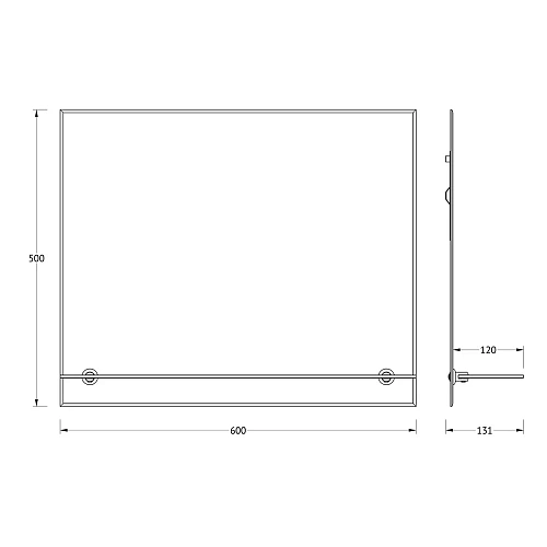Зеркало Evoform ATTRACTIVE, BY 0514, с фацетом 5 мм, 60 x 50 см Зеркало Evoform ATTRACTIVE, BY 0514, с фацетом 5 мм, 60 x 50 см