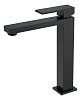 Картинка анонса товара «смеситель для раковины bohemequbic matt black 472-b»