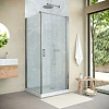 Душевой уголок Vegas-glass EP-Fis NOVO h2000 90*120 04 02 R 900x1200 мм, профиль никель, стекло шиншилла