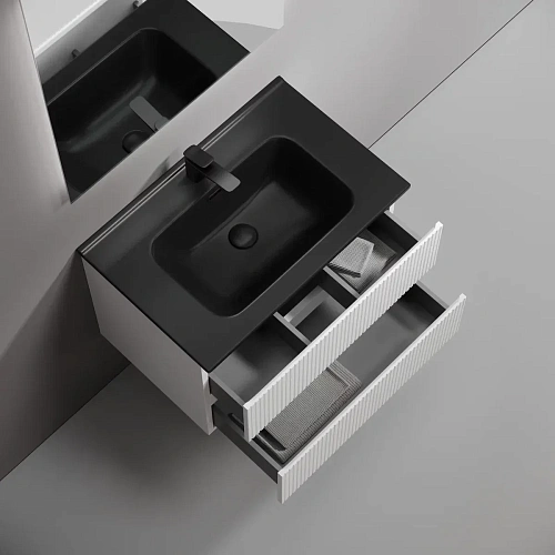 Тумба под раковину Sancos Snob T SNT70W 690х445х500 Bianco, подвесная Тумба под раковину Sancos Snob T SNT70W 690х445х500 Bianco, подвесная