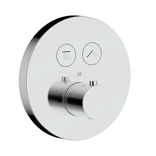 Душевая система AQUAme AQM 8403CR встраиваемая с термостатом, Хром AQM8403CR Душевая система AQUAme AQM 8403CR встраиваемая с термостатом, Хром AQM8403CR