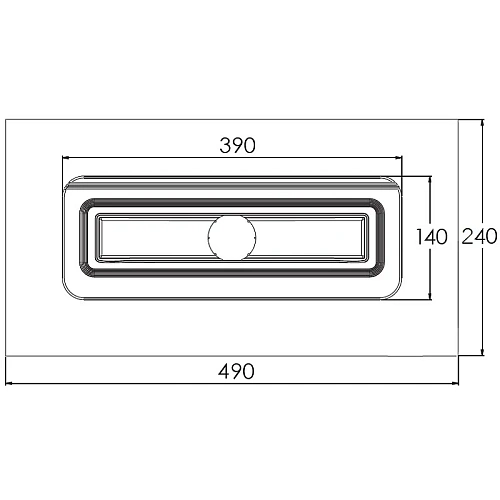 Душевой лоток BERGES SIMPEL 1000, матовый хром, S-сифон D50/105 H50 вертикальный 090013 Душевой лоток BERGES SIMPEL 1000, матовый хром, S-сифон D50/105 H50 вертикальный 090013