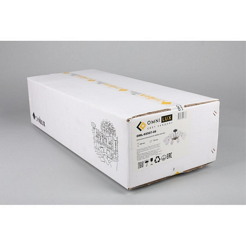 Люстра потолочная Omnilux Garda OML-65507-08 Люстра потолочная Omnilux Garda OML-65507-08