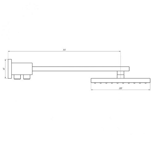 Гигиенический душ Paini Bella BLPZ442 встраиваемый, лейка ABS, черный матовый PVD Гигиенический душ Paini Bella BLPZ442 встраиваемый, лейка ABS, черный матовый PVD