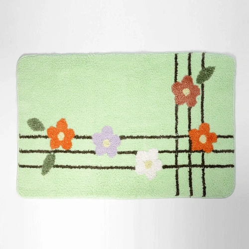 Коврик WasserKRAFT Lippe BM-6505 зеленый Коврик WasserKRAFT Lippe BM-6505 зеленый