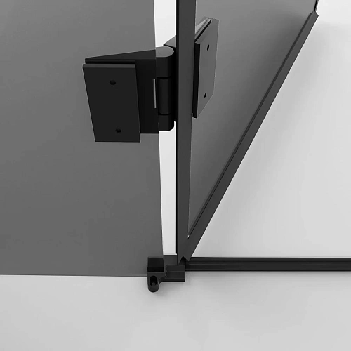 Душевой уголок Niagara Nova NG-2832-34BLACK (100x100x195) квадратная, распашнаячерный матовый, стекло тониров Душевой уголок Niagara Nova NG-2832-34BLACK (100x100x195) квадратная, распашнаячерный матовый, стекло тониров