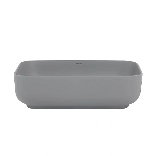 Раковина ABBER Rechteck AC2202MG накладная, серая матовая Раковина ABBER Rechteck AC2202MG накладная, серая матовая