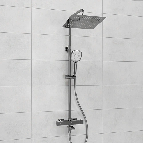 Душевая система WasserKRAFT A199.118.065.087.CH Thermo с термостатом хром Душевая система WasserKRAFT A199.118.065.087.CH Thermo с термостатом хром