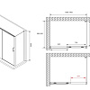 Душевой уголок ABBER Komfort AG93140-S92 140x90 см универсальный, профиль хром, стекло прозрачное Душевой уголок ABBER Komfort AG93140-S92 140x90 см универсальный, профиль хром, стекло прозрачное