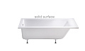 Ванна из искусственного камня Astra-Form Нейт 01010053 Solid Surface 1500х700 Ванна из искусственного камня Astra-Form Нейт 01010053 Solid Surface 1500х700