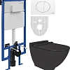 Комплект Унитаз подвесной STWORKI Rotenburg SWH52 безободковый + Система инсталляции для унитазов ST 555250 Комплект Унитаз подвесной STWORKI Rotenburg SWH52 безободковый + Система инсталляции для унитазов ST 555250