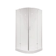 Душевой уголок Niagara Nova NG-6616-08 (100x100x190) полукруг, двери распашные, 66160811 Душевой уголок Niagara Nova NG-6616-08 (100x100x190) полукруг, двери распашные, 66160811