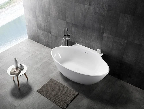 Акриловая ванна ABBER AB9237 172x103 универсальная, белая Акриловая ванна ABBER AB9237 172x103 универсальная, белая