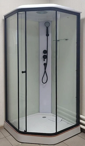 Душевая кабина Parly P91 900x900 профиль белый, стекло прозрачное Душевая кабина Parly P91 900x900 профиль белый, стекло прозрачное