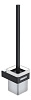 Картинка анонса товара «ершик для унитаза boheme chrome &amp; black q 10954-cr-b»