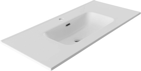 Раковина Aquanet Flat 100 белая матовая 00330426 Раковина Aquanet Flat 100 белая матовая 00330426