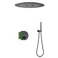 Душевая система Timo Saona SX-2370/03SM встраиваемая с термостатом черный Душевая система Timo Saona SX-2370/03SM встраиваемая с термостатом черный