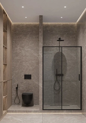 Душевая дверь Timo TD-150/03C-6, раздвижная 1950x1500, профиль черный, стекло прозрачное 6 мм Душевая дверь Timo TD-150/03C-6, раздвижная 1950x1500, профиль черный, стекло прозрачное 6 мм