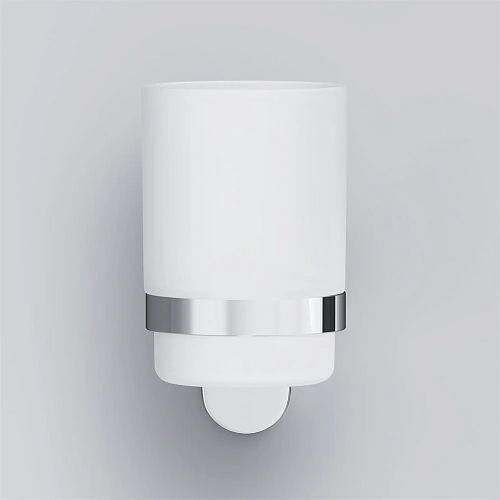 Стакан AM.PM Joy A8434300 стеклянный, с настенным держателем Стакан AM.PM Joy A8434300 стеклянный, с настенным держателем