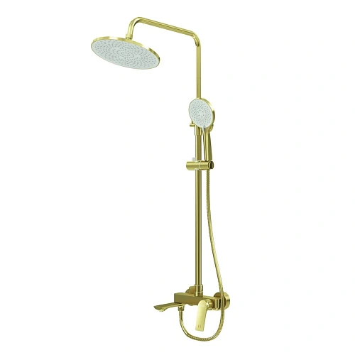 Душевая система GROSSMAN Galaxy 500.K35.01.320 золото сатиновый Душевая система GROSSMAN Galaxy 500.K35.01.320 золото сатиновый