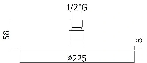 Верхний душ Paffoni Master ZSOF074CR Верхний душ Paffoni Master ZSOF074CR