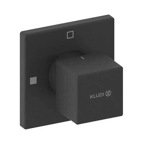 Переключатель потоков Kludi DECUS 548473975 черный матовый Переключатель потоков Kludi DECUS 548473975 черный матовый