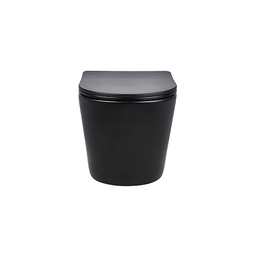 Унитаз подвесной Vincea Piatti VT1-11MB, матовый черный, ультратонкое сиденье soft-close Унитаз подвесной Vincea Piatti VT1-11MB, матовый черный, ультратонкое сиденье soft-close