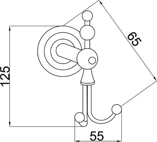 Крючок Boheme Imperiale 10406 Крючок Boheme Imperiale 10406
