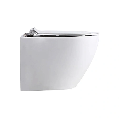 Унитаз подвесной Orange C07-100w безободковый, сиденье с микролифтом Унитаз подвесной Orange C07-100w безободковый, сиденье с микролифтом