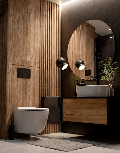 Унитаз подвесной AQUAme AQM2002PRO с сиденьем SoftClose, технология смыва Invisible 490x370x360 Унитаз подвесной AQUAme AQM2002PRO с сиденьем SoftClose, технология смыва Invisible 490x370x360