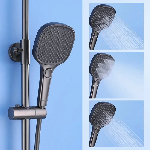 Душевая система Raglo R30.24.09, графит Душевая система Raglo R30.24.09, графит