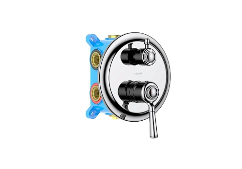 Смеситель для ванны Aquatek КЛАССИК AQ1547CR Хром, встраиваемый Смеситель для ванны Aquatek КЛАССИК AQ1547CR Хром, встраиваемый