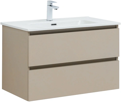Тумба с раковиной Aquanet Вега 2.0 80 00344754 бежевый Тумба с раковиной Aquanet Вега 2.0 80 00344754 бежевый