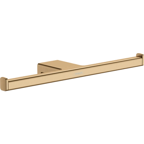 Держатель туалетной бумаги Hansgrohe AddStoris, двойной, 41748140, шлифованная бронза Держатель туалетной бумаги Hansgrohe AddStoris, двойной, 41748140, шлифованная бронза