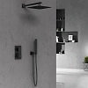 Душевая система Vincea VSFW-102TMB термостатический встраиваемая, черный Душевая система Vincea VSFW-102TMB термостатический встраиваемая, черный