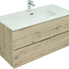 Тумба под раковину Aquanet Алвита New 100 2 ящика, дуб веллингтон белый 00277521 Тумба под раковину Aquanet Алвита New 100 2 ящика, дуб веллингтон белый 00277521