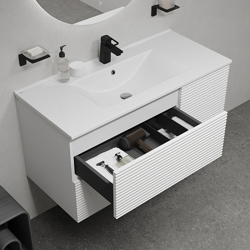 Тумба с раковиной IDDIS Bild (BIL10W0i95K) подвесная, 100 см, белый Тумба с раковиной IDDIS Bild (BIL10W0i95K) подвесная, 100 см, белый