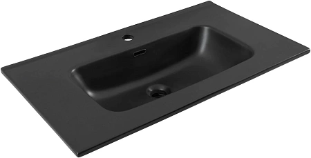 Раковина Aquanet Flat 80 черная матовая 00329255 Раковина Aquanet Flat 80 черная матовая 00329255