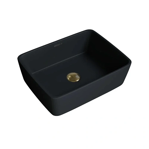 Раковина GROSSMAN Color GR-3016BM (480x370x130) черная матовая Раковина GROSSMAN Color GR-3016BM (480x370x130) черная матовая