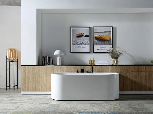 Акриловая ванна ABBER AB9310 170x78 универсальная, белая Акриловая ванна ABBER AB9310 170x78 универсальная, белая