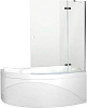 Картинка анонса товара «шторка на ванну aquanet beta 2 nf7221-2 hinge l, прозрачное стекло»
