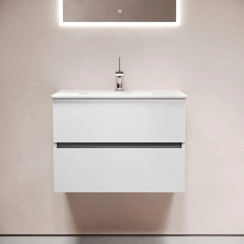 Тумба под раковину Sancos Urban UR70W 690х450х550 белый глянец, подвесная Тумба под раковину Sancos Urban UR70W 690х450х550 белый глянец, подвесная