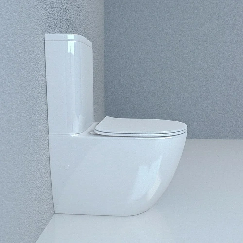 Унитаз напольный Esbano FORTEX-N (ESUNFORTW) White 610x360x810 с крышкой микролифт Унитаз напольный Esbano FORTEX-N (ESUNFORTW) White 610x360x810 с крышкой микролифт