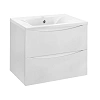 Тумба под раковину Vincea Mia 600 VMC-2MA600GW подвесная, 2 выкатных ящика soft close, G.White Тумба под раковину Vincea Mia 600 VMC-2MA600GW подвесная, 2 выкатных ящика soft close, G.White